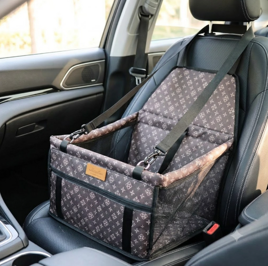 The Big Ride — Elevated Pet Car Booster Seat with Safety Strap