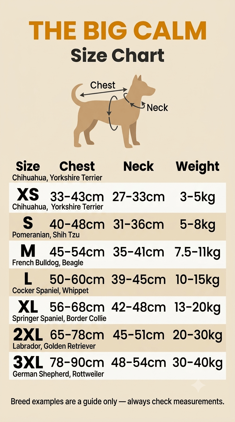 The Big Calm | Anxiety Relief Dog Vest & Hood - The Big Pet Shop