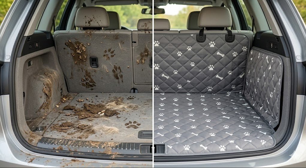 The Big Rover Dog Car Boot Liner Black - The Big Pet Shop
