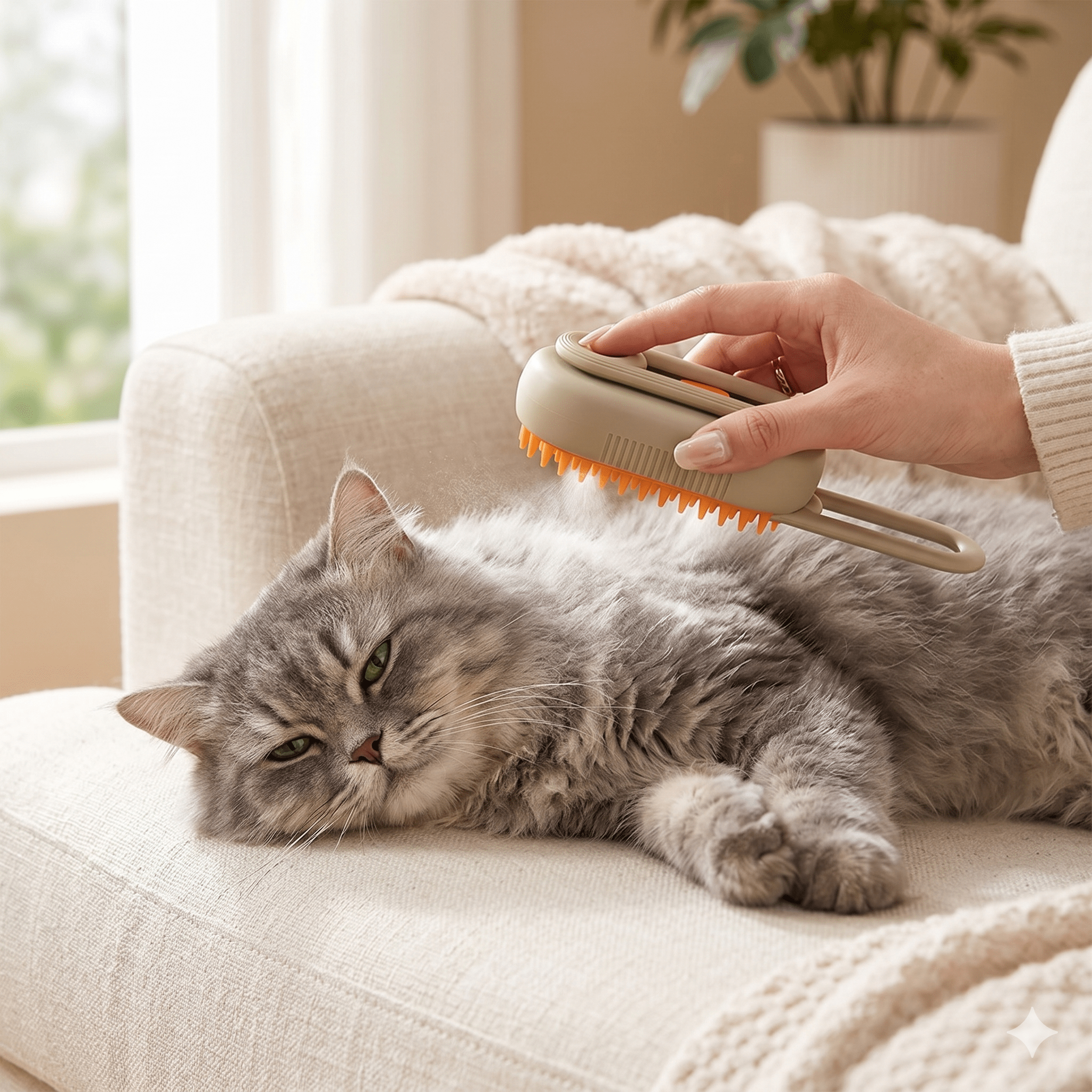 Big Mist Pet Grooming Brush with Steam Function - The Big Pet Shop