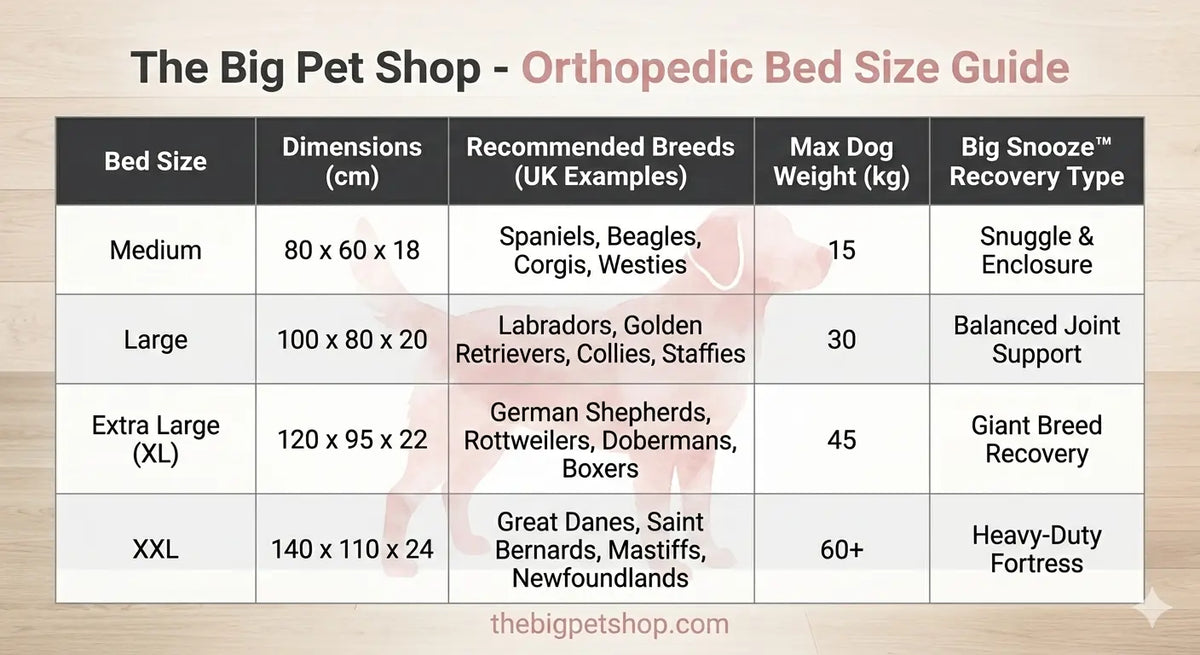 The Big Snooze™ Pro Orthopedic Joint Support Dog Bed - The Big Pet Shop