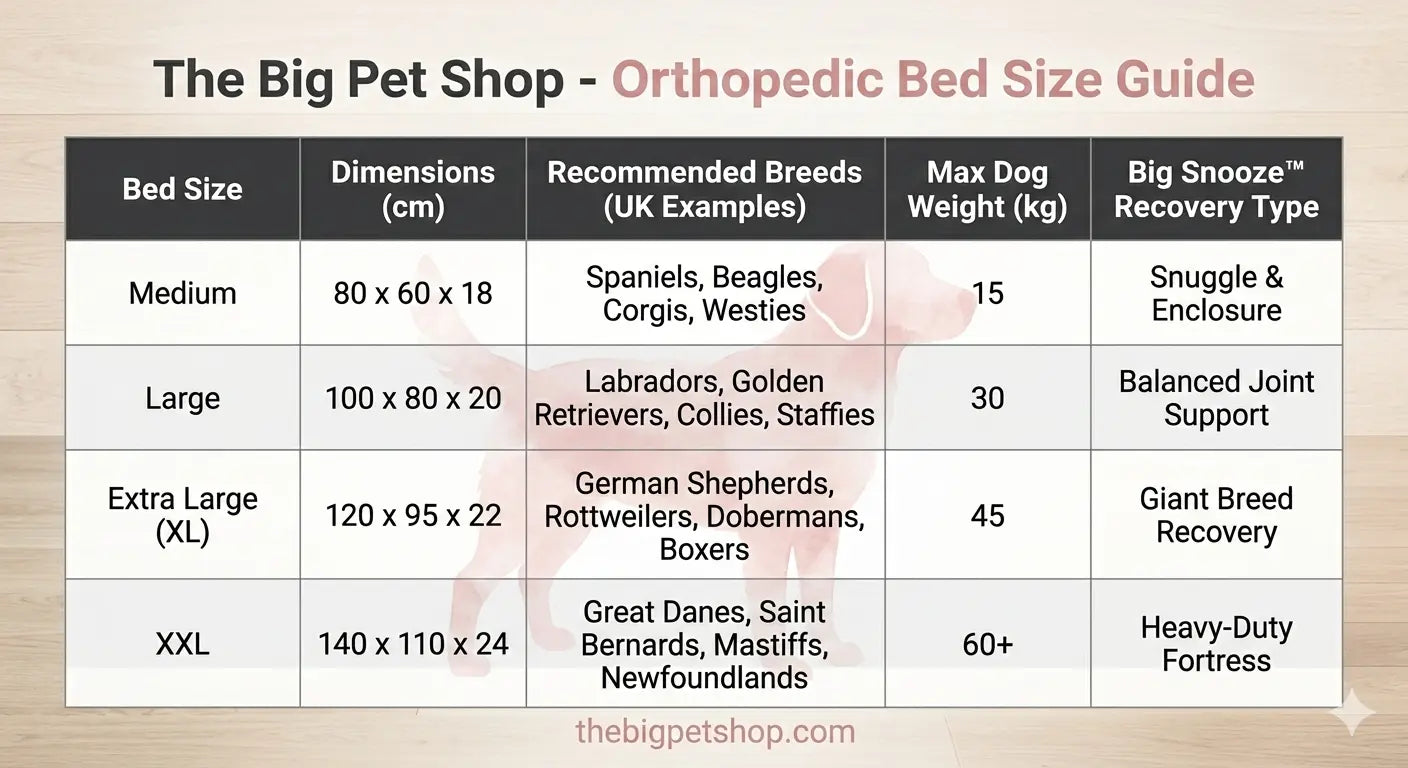 The Big Snooze™ Pro Orthopedic Joint Support Dog Bed - The Big Pet Shop