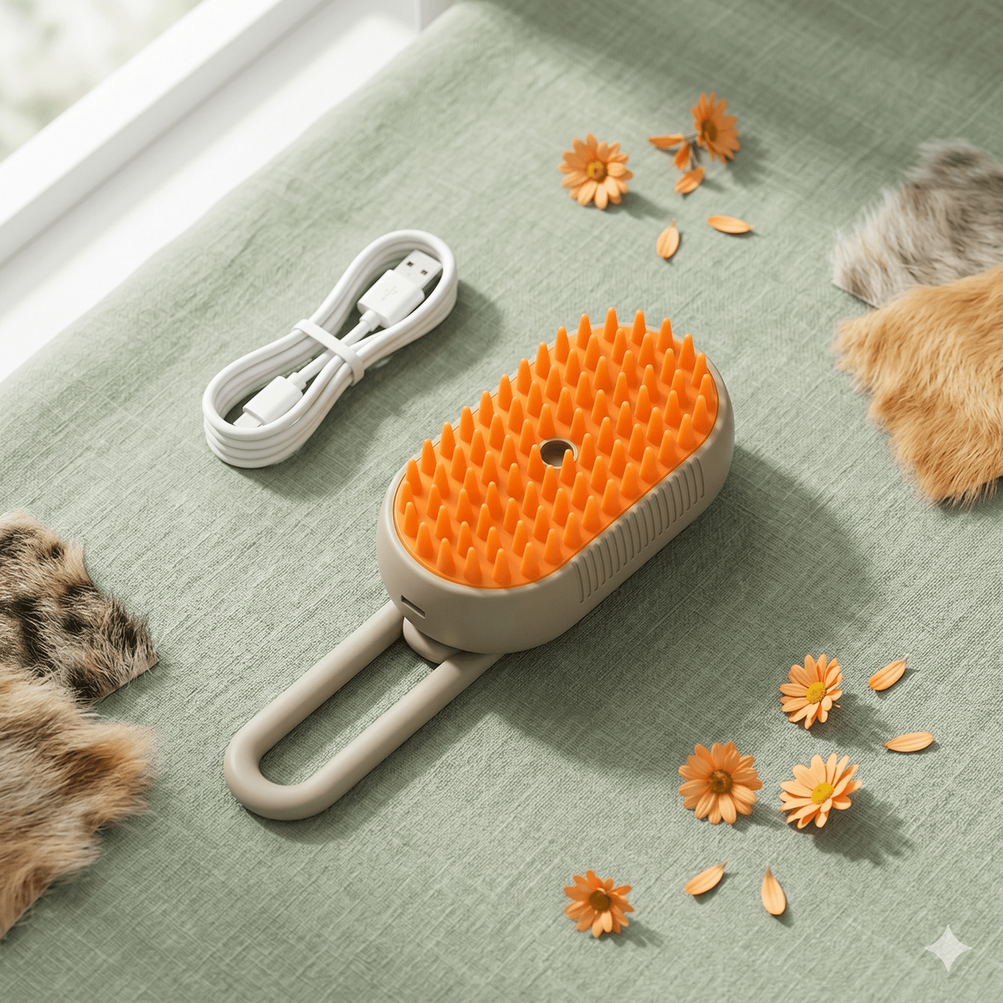 Big Mist™ 3 - in - 1 Pet Grooming Brush - The Big Pet Shop