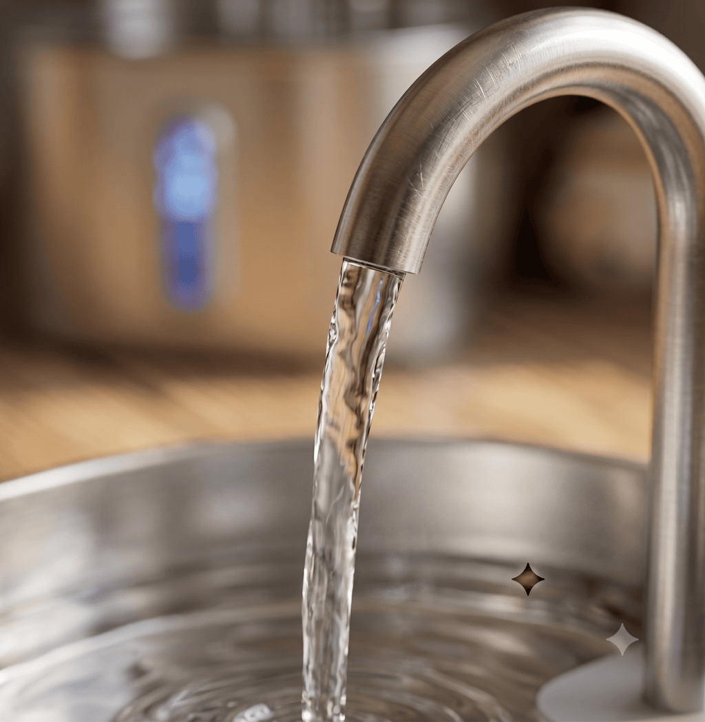 The Big Splash — Automatic Cat & Dog Water Fountain, Stainless Steel with Filter (2.2L) - The Big Pet Shop