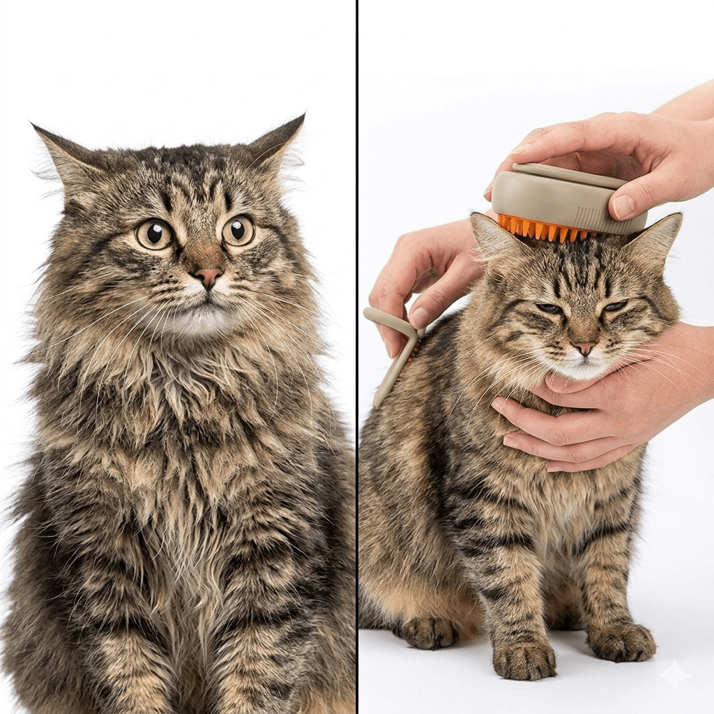Big Mist™ 3 - in - 1 Pet Grooming Brush - The Big Pet Shop