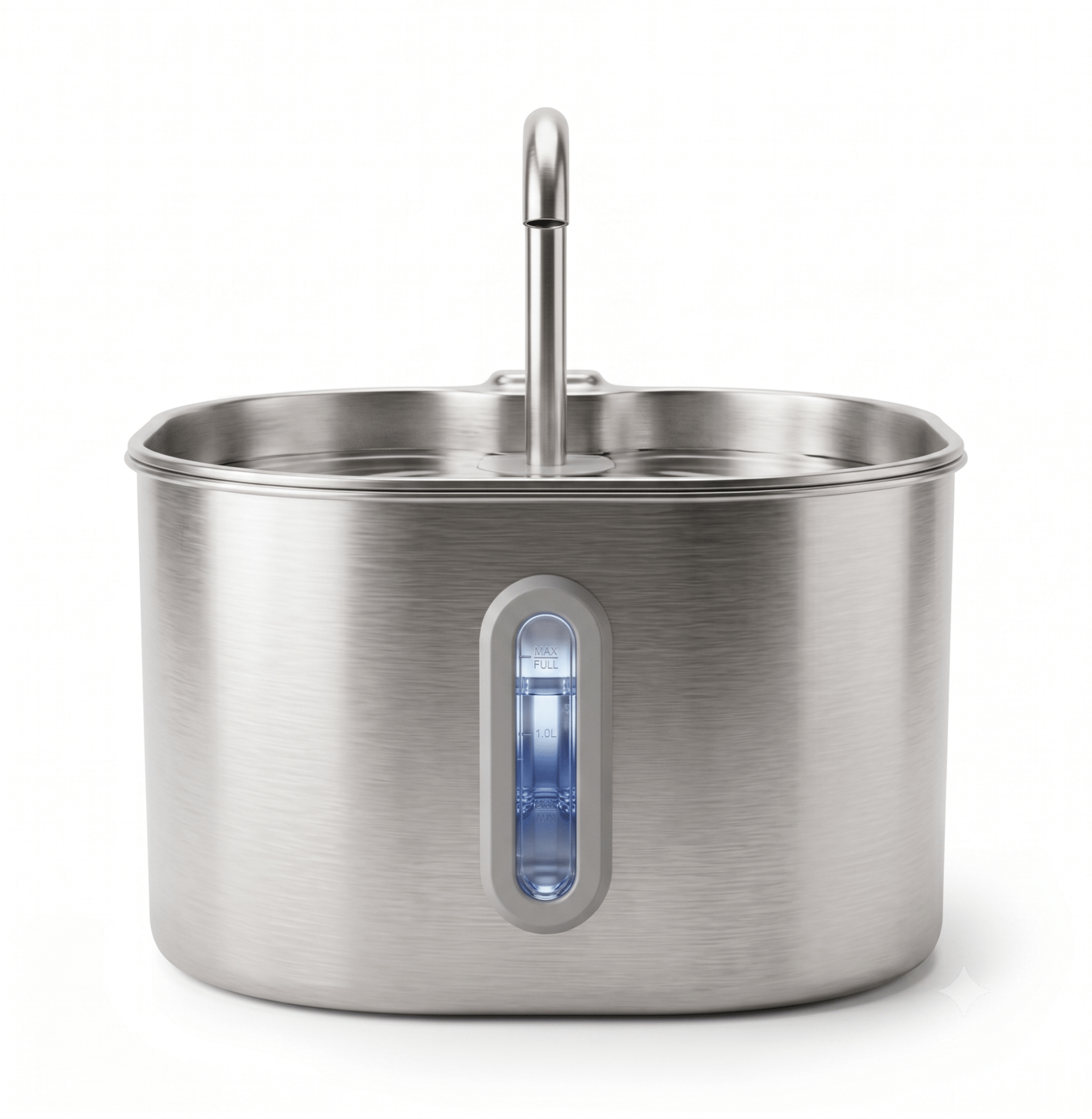 The Big Splash — Automatic Cat & Dog Water Fountain, Stainless Steel with Filter (2.2L) - The Big Pet Shop