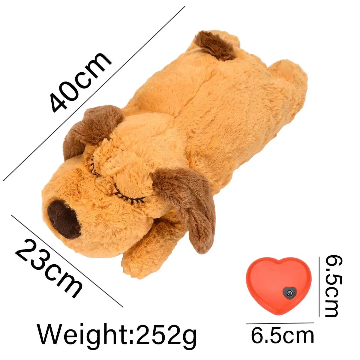 The Big Snuggle™ Calming Heartbeat Puppy Toy - The Big Pet Shop