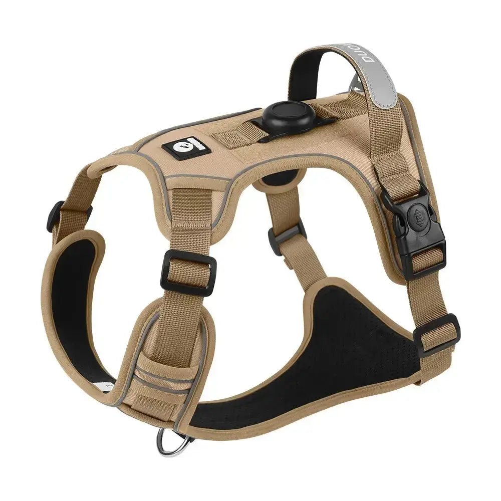The Dorset Explorer™: No - Pull AirTag Safety Harness + FREE Matching heavy duty Lead (Launch Deal) - The Big Pet Shop