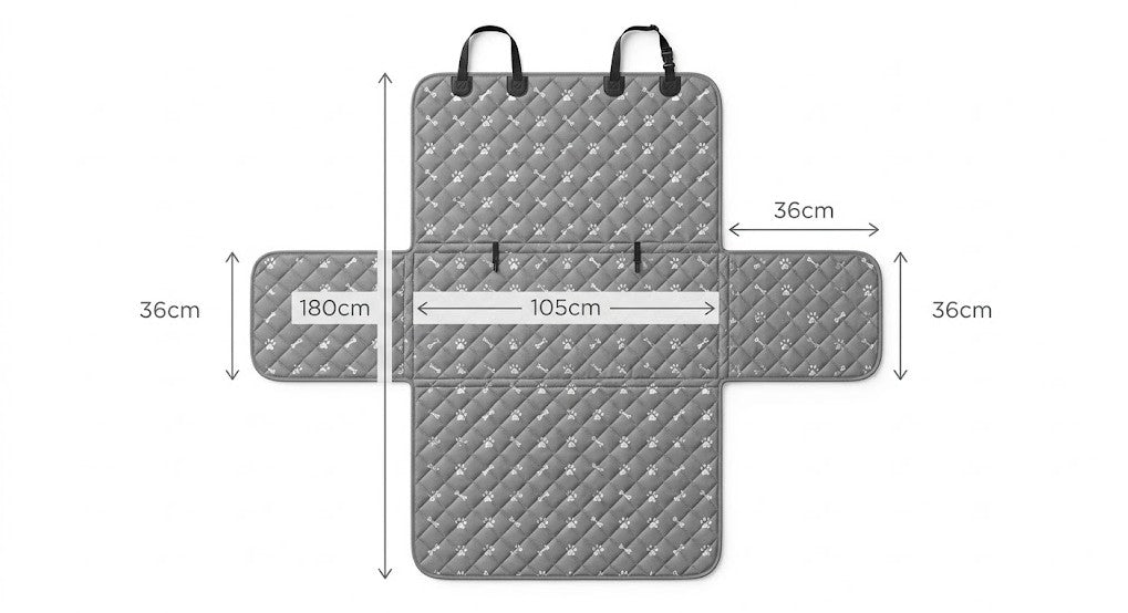 The Big Rover Dog Boot Liner Grey - The Big Pet Shop