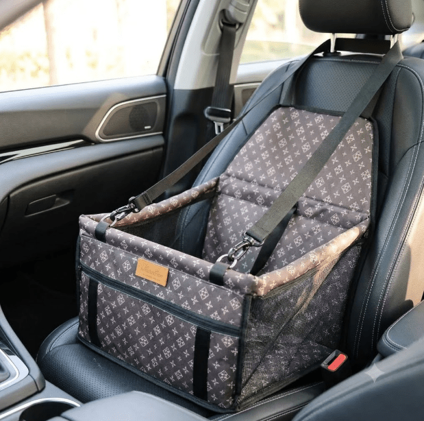 The Big Ride — Elevated Pet Car Booster Seat with Safety Strap - The Big Pet Shop