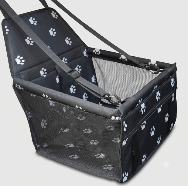 The Big Ride — Elevated Pet Car Booster Seat with Safety Strap - The Big Pet Shop