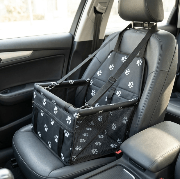The Big Ride — Elevated Pet Car Booster Seat with Safety Strap - The Big Pet Shop