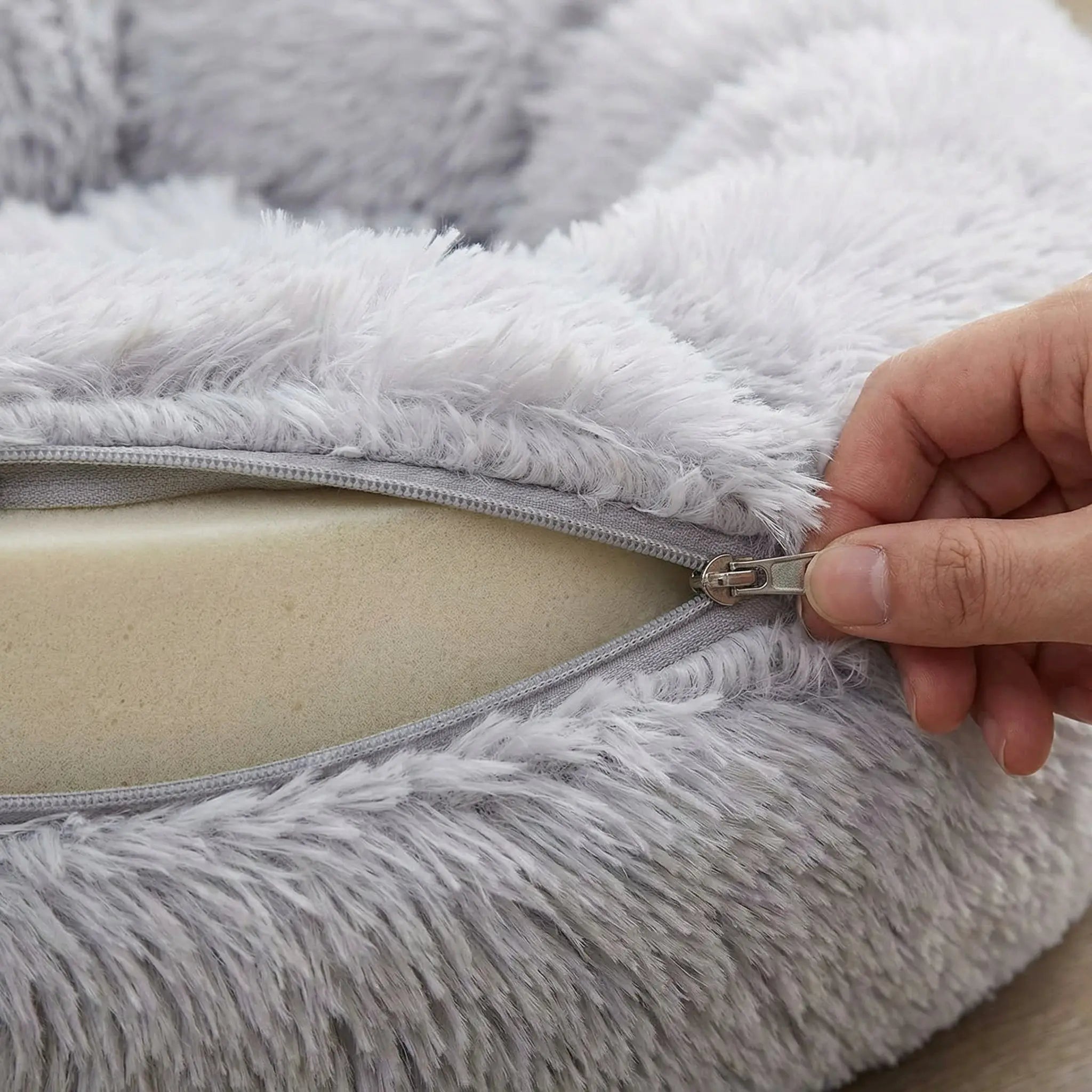 The Big Snooze Calming Dog Bed Faux Fur - The Big Pet Shop