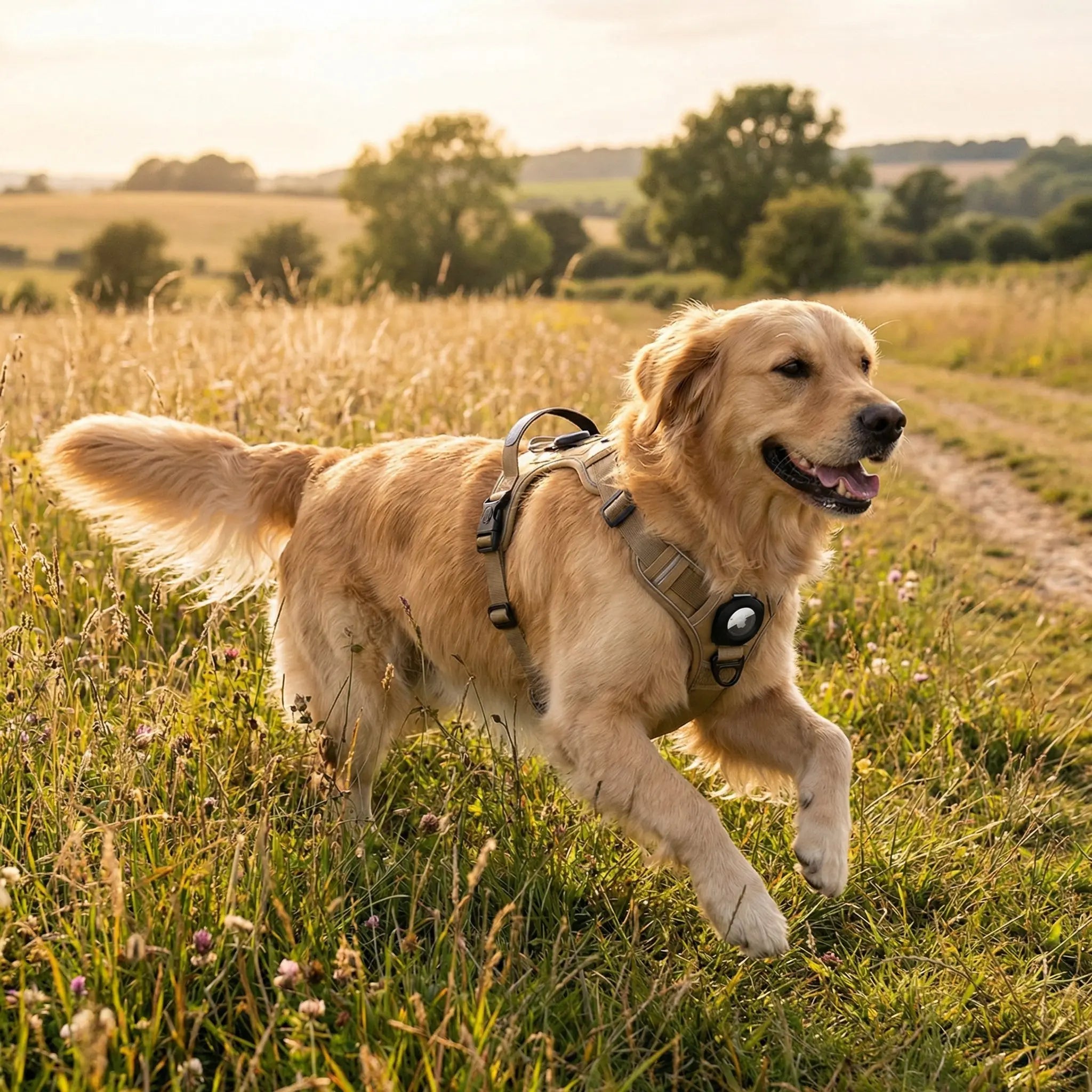 The Big Trail Dog Harness Back Clip Reflective - The Big Pet Shop