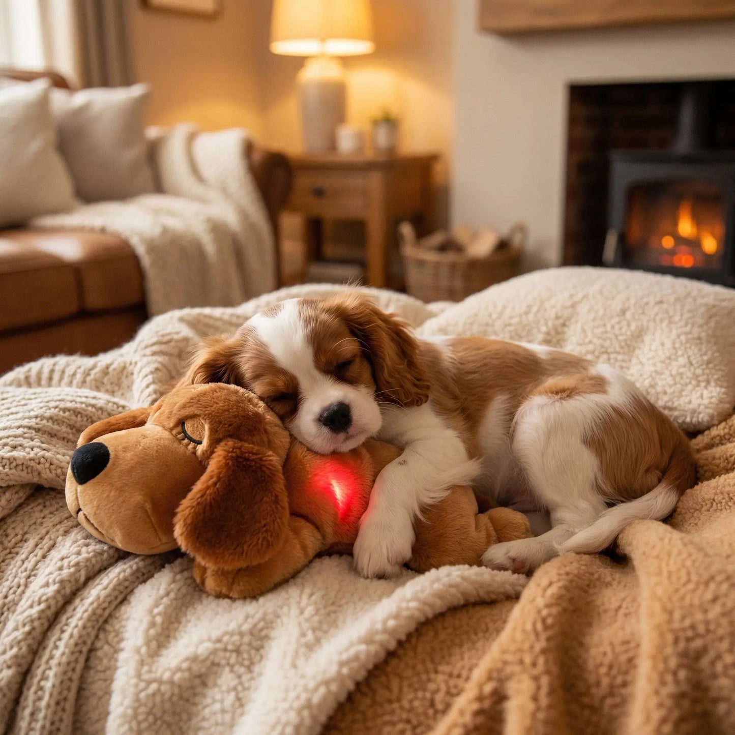 The Big Snuggle™ Calming Heartbeat Puppy Toy - The Big Pet Shop