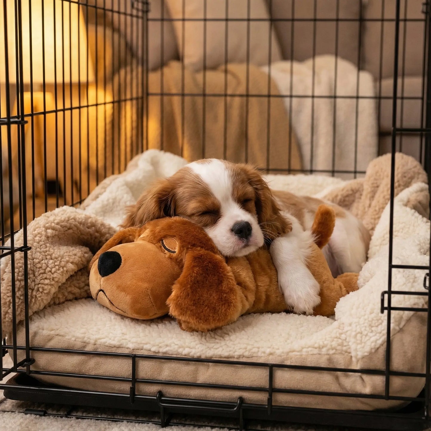 The Big Snuggle™ Calming Heartbeat Puppy Toy - The Big Pet Shop