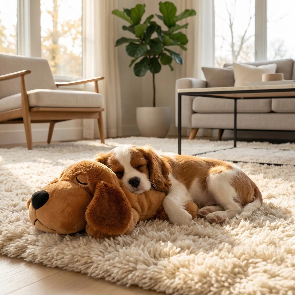 The Big Snuggle™ Calming Heartbeat Puppy Toy - The Big Pet Shop