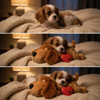 The Big Snuggle Heartbeat Comfort Puppy Toy - The Big Pet Shop