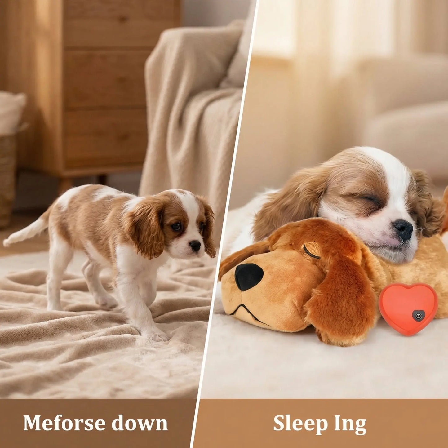 The Big Snuggle™ Calming Heartbeat Puppy Toy - The Big Pet Shop