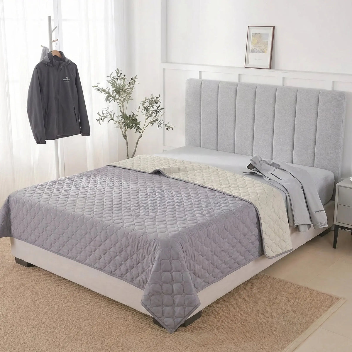 The Big Dry™ Waterproof Dog Blanket – Reversible Sofa, Bed & Car Seat Protector - The Big Pet Shop