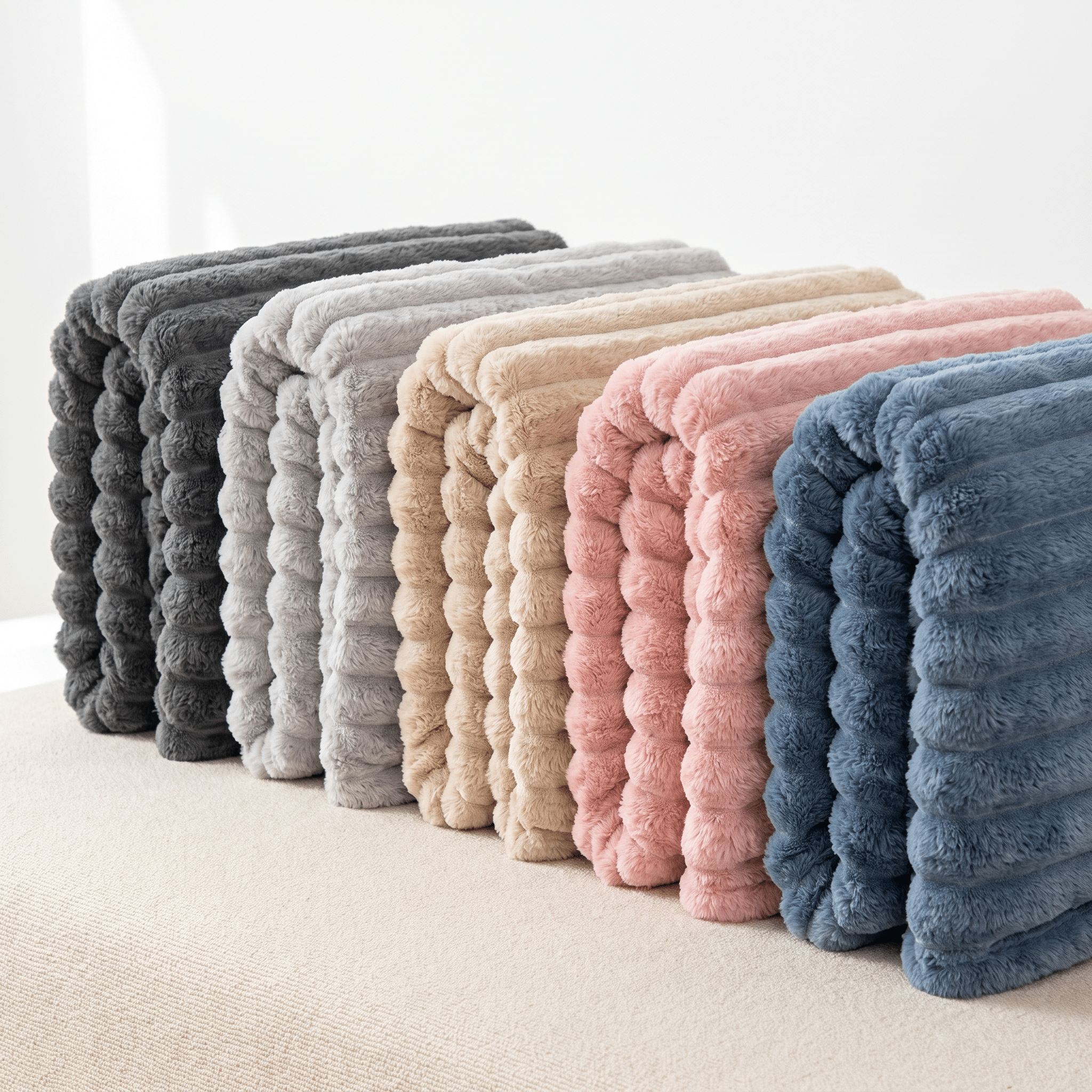 The Big Snuggle Ribbed Fleece Dog Blanket UK - The Big Pet Shop
