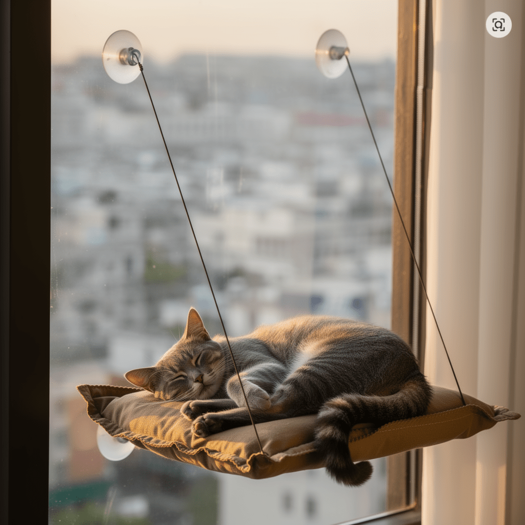 The Big Lookout — Suction Cup Cat Window Hammock - The Big Pet Shop