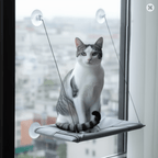 The Big Lookout — Suction Cup Cat Window Hammock - The Big Pet Shop