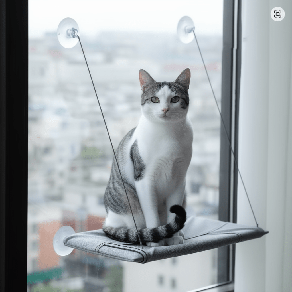 The Big Lookout — Suction Cup Cat Window Hammock - The Big Pet Shop