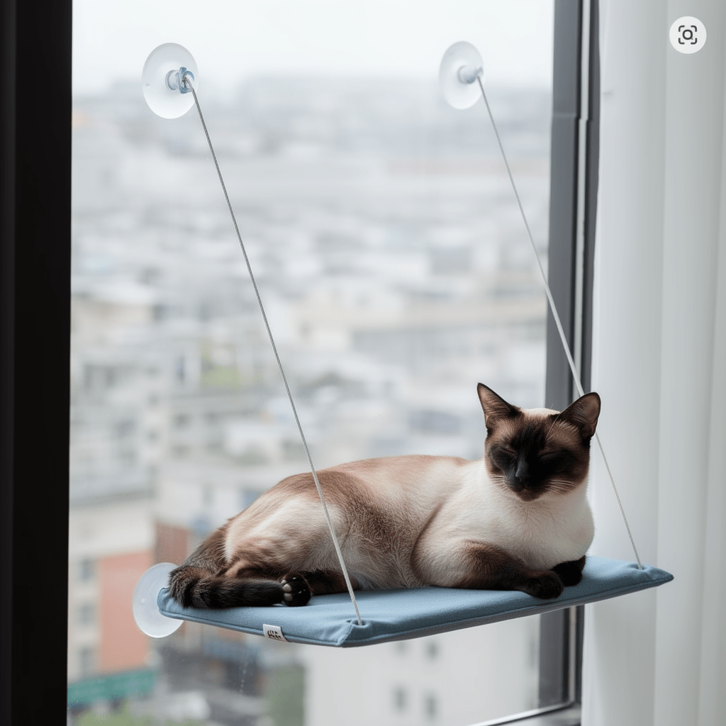 The Big Lookout — Suction Cup Cat Window Hammock - The Big Pet Shop
