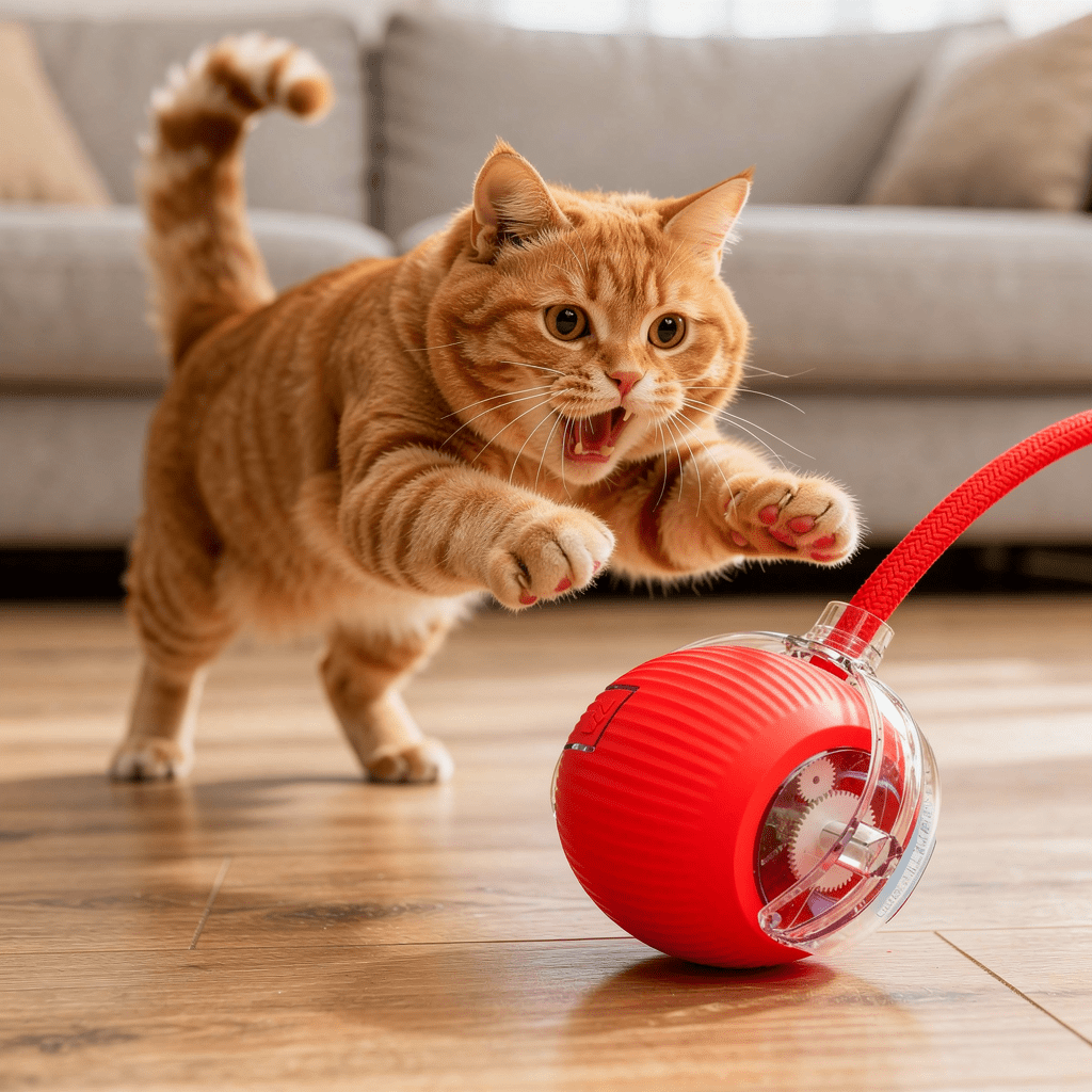 The Big Chase — Interactive Rolling Ball Cat & Dog Toy - The Big Pet Shop