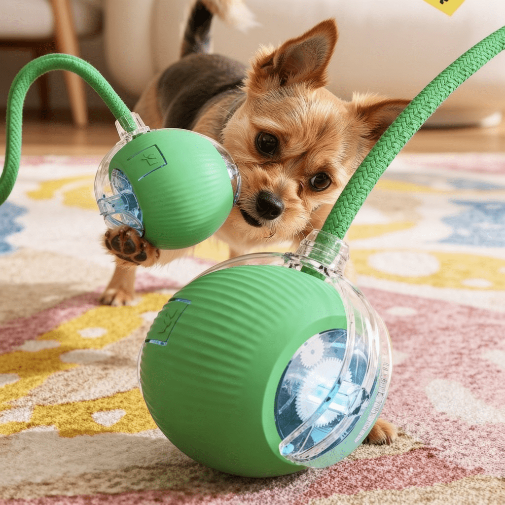 The Big Chase — Interactive Rolling Ball Cat & Dog Toy - The Big Pet Shop