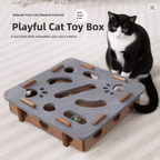 The Big Hunt — Felt Puzzle Feeder Box for Cats - The Big Pet Shop