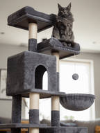 The Big Castle — Multi-Level Cat Tree with Scratching Posts - The Big Pet Shop