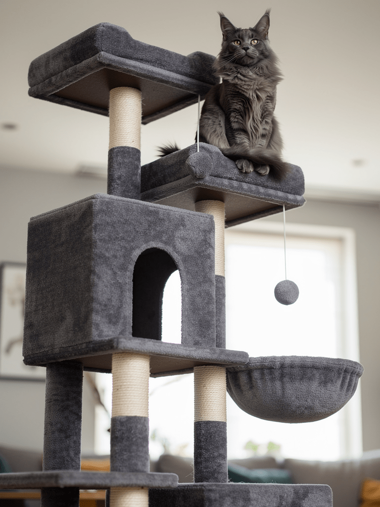 The Big Castle — Multi-Level Cat Tree with Scratching Posts - The Big Pet Shop