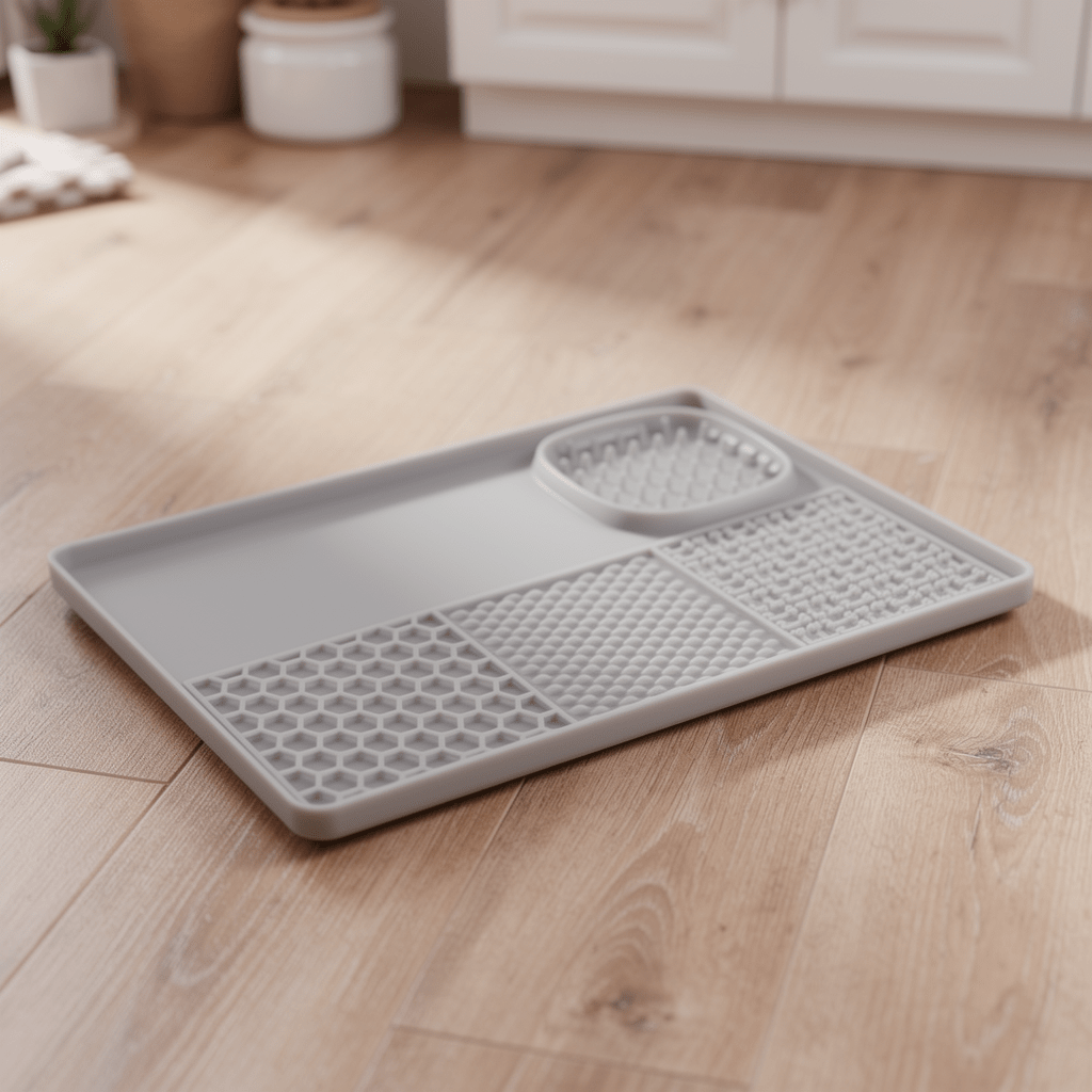 The Big Spread — 4-in-1 Silicone Slow Feeder, Lick Mat & Bowl Tray for Dogs & Cats - The Big Pet Shop