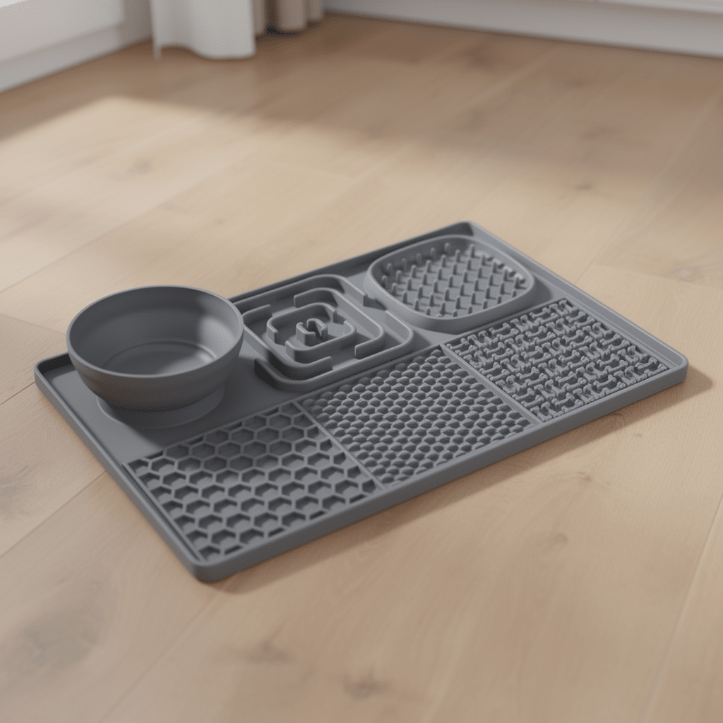 The Big Spread — 4-in-1 Silicone Slow Feeder, Lick Mat & Bowl Tray for Dogs & Cats - The Big Pet Shop