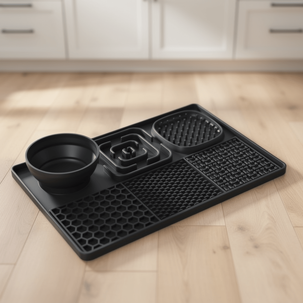 The Big Spread — 4-in-1 Silicone Slow Feeder, Lick Mat & Bowl Tray for Dogs & Cats - The Big Pet Shop