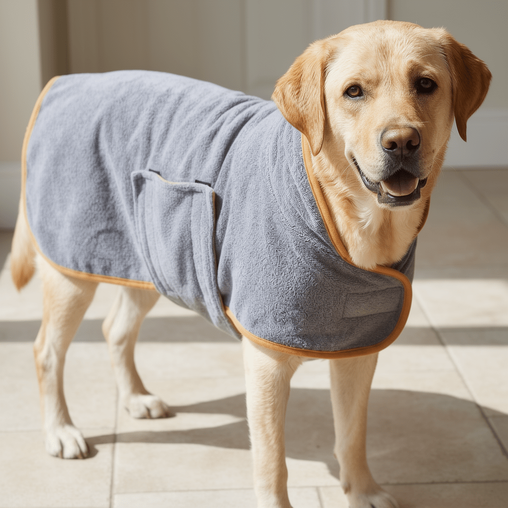 The Big Wrap — Super-Absorbent Dog Drying Robe - The Big Pet Shop