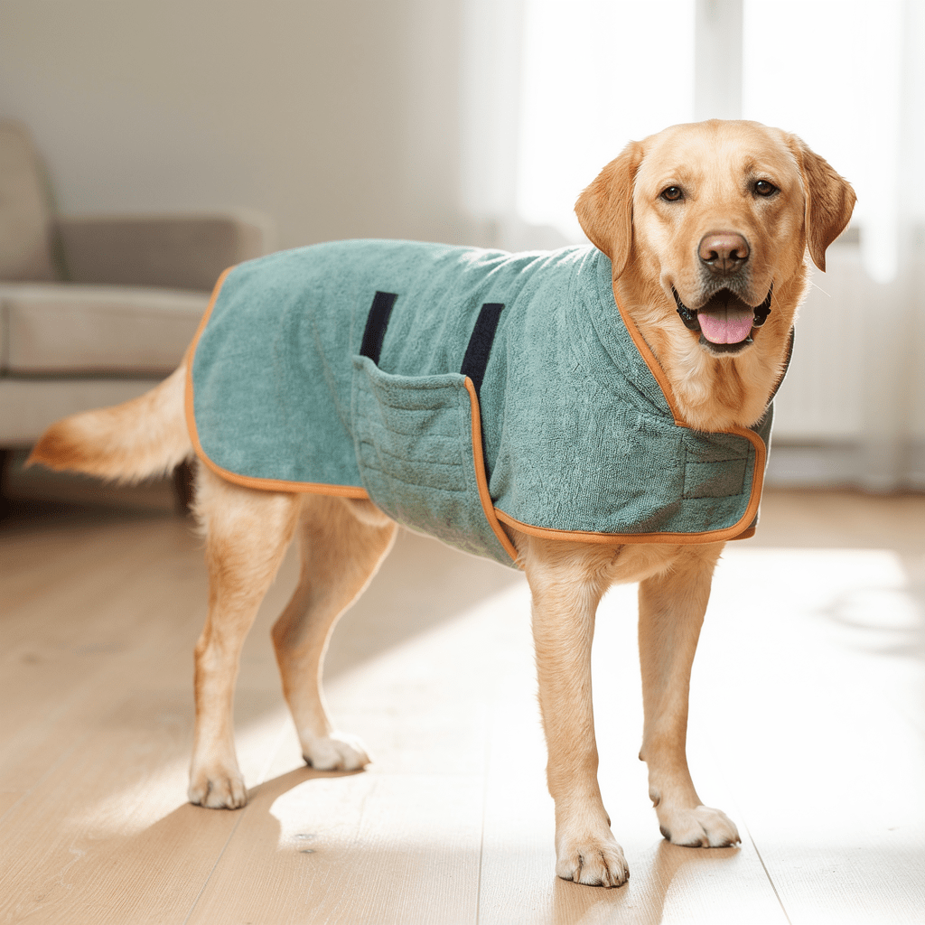 The Big Wrap — Super-Absorbent Dog Drying Robe - The Big Pet Shop