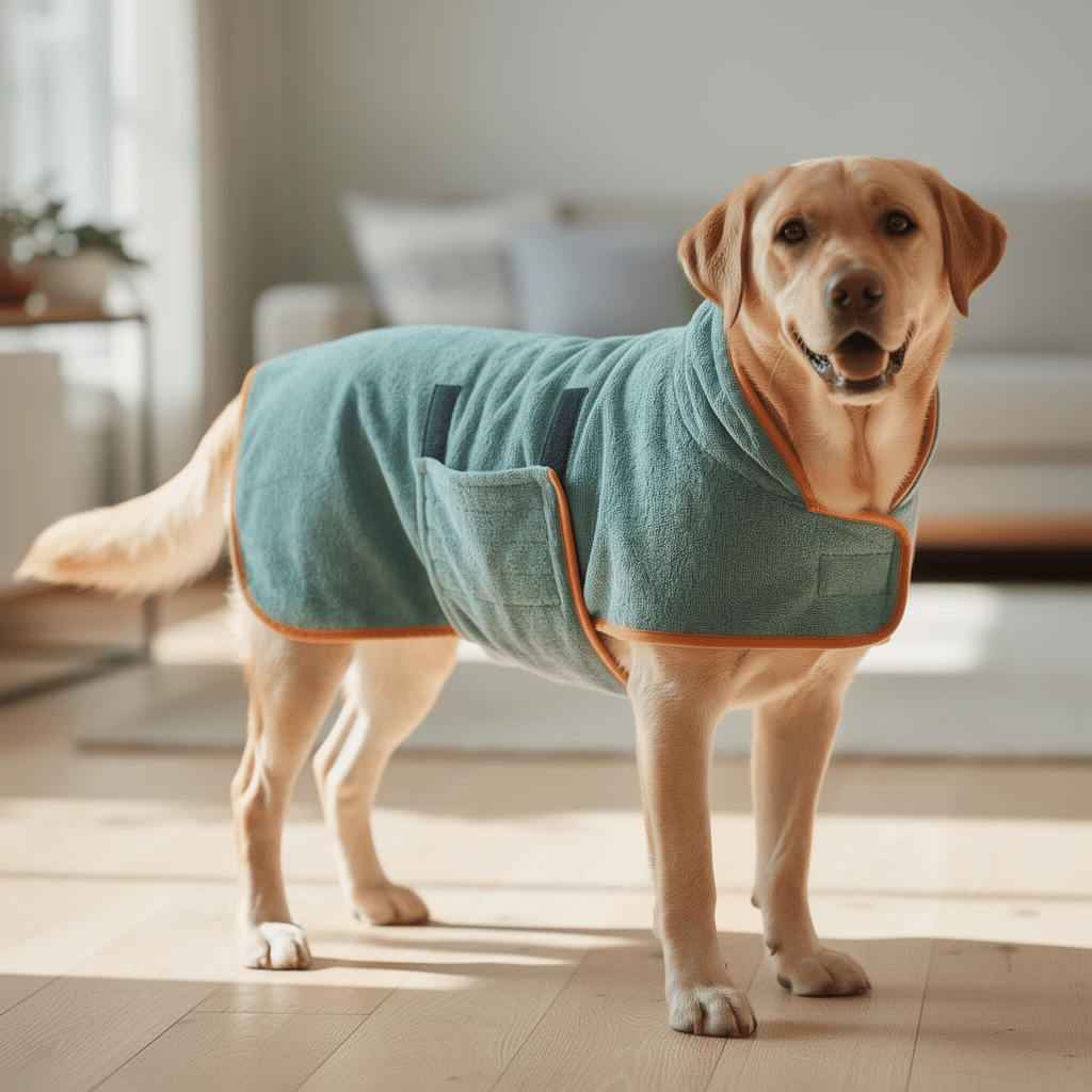The Big Wrap — Super-Absorbent Dog Drying Robe - The Big Pet Shop