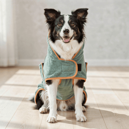 The Big Wrap — Super-Absorbent Dog Drying Robe - The Big Pet Shop
