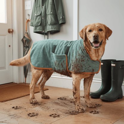 The Big Wrap — Super-Absorbent Dog Drying Robe - The Big Pet Shop