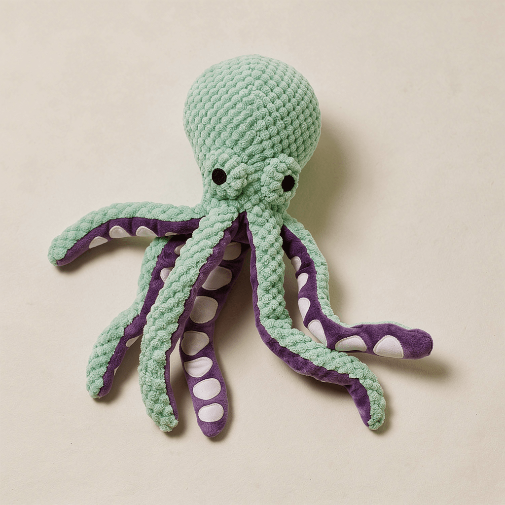 The Big Tangle — Crocheted Octopus Plush Dog Toy - The Big Pet Shop