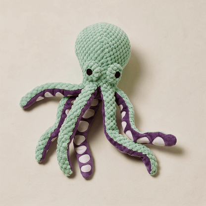 The Big Tangle — Crocheted Octopus Plush Dog Toy - The Big Pet Shop