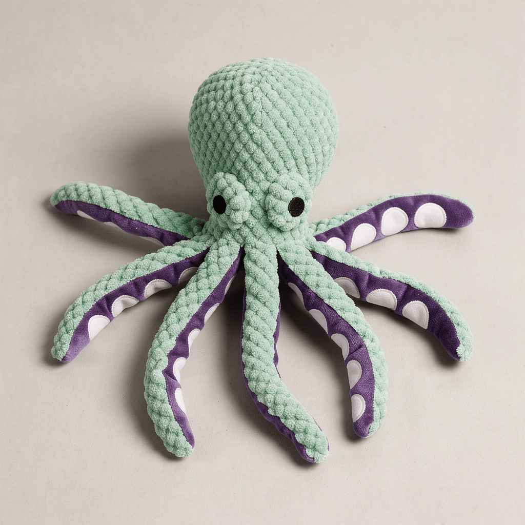 The Big Tangle — Crocheted Octopus Plush Dog Toy - The Big Pet Shop