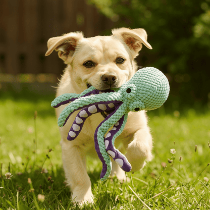 The Big Tangle — Crocheted Octopus Plush Dog Toy - The Big Pet Shop