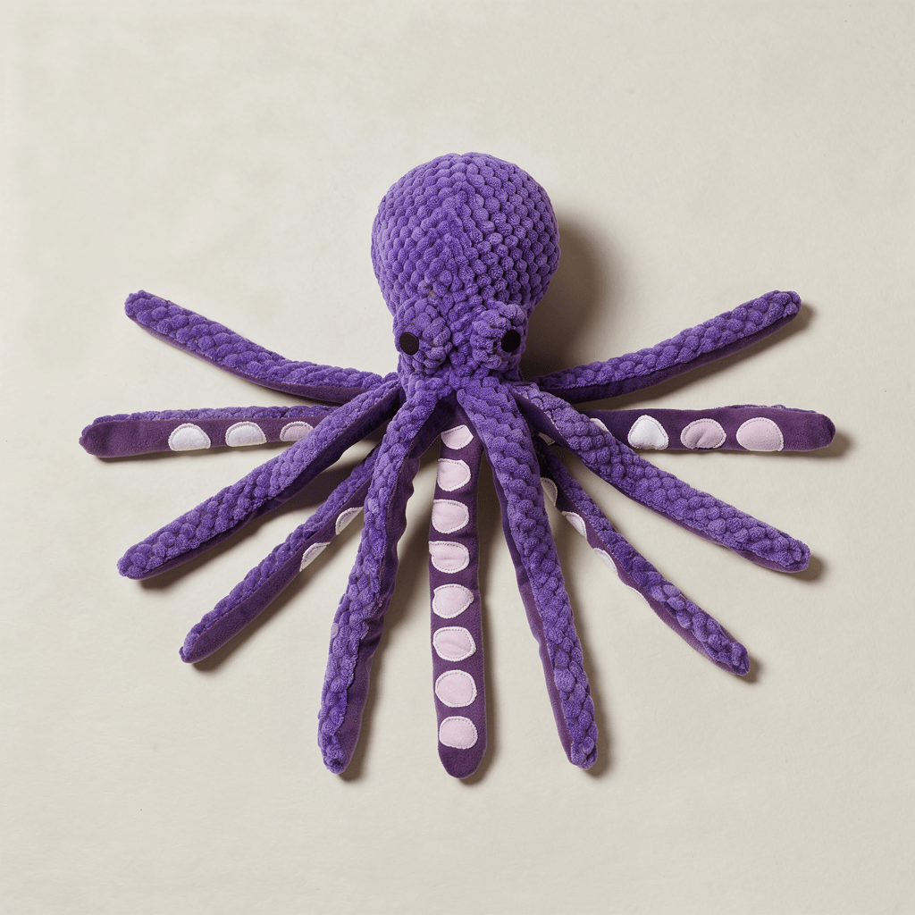 The Big Tangle — Crocheted Octopus Plush Dog Toy - The Big Pet Shop