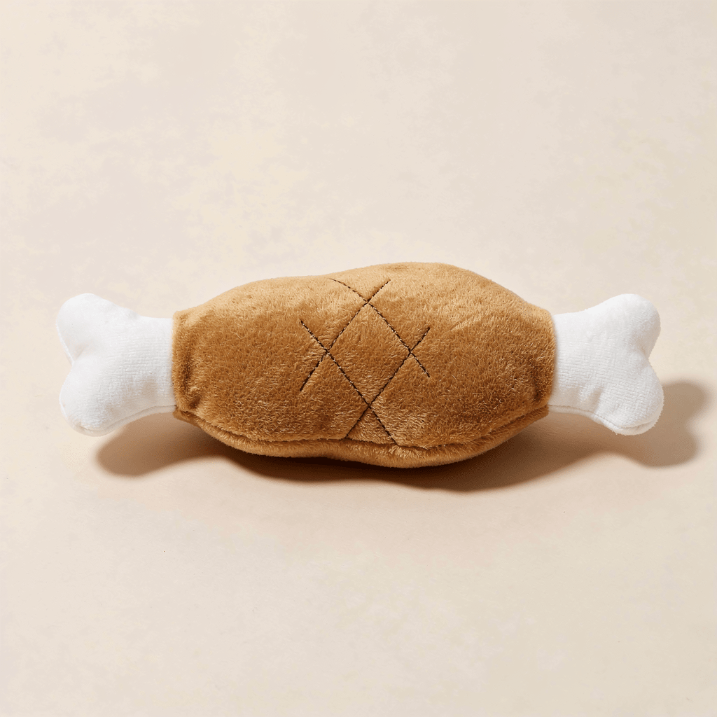 The Big Peck — Chicken Leg Plush Dog Toy - The Big Pet Shop