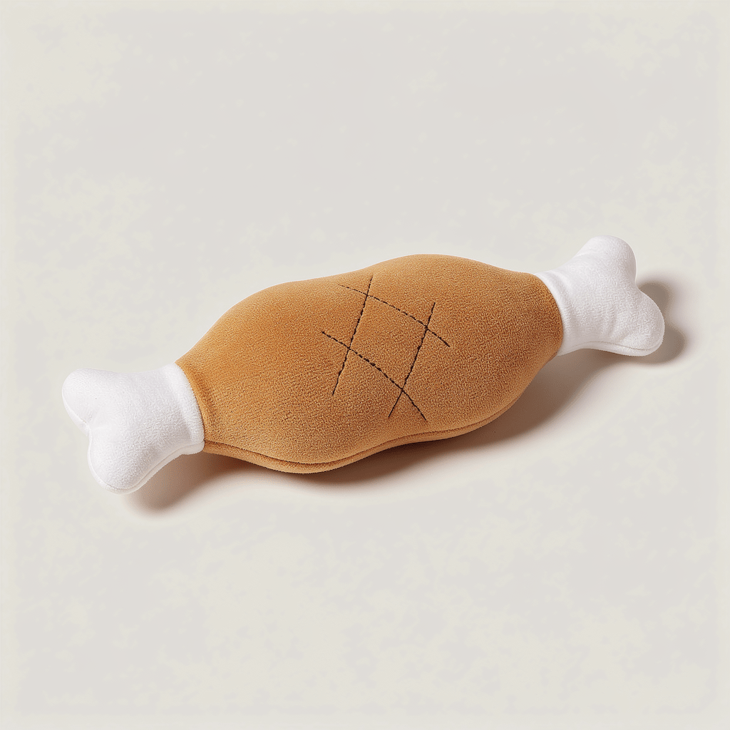 The Big Peck — Chicken Leg Plush Dog Toy - The Big Pet Shop