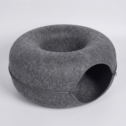The Big Burrow — Donut Cat Tunnel Bed - The Big Pet Shop